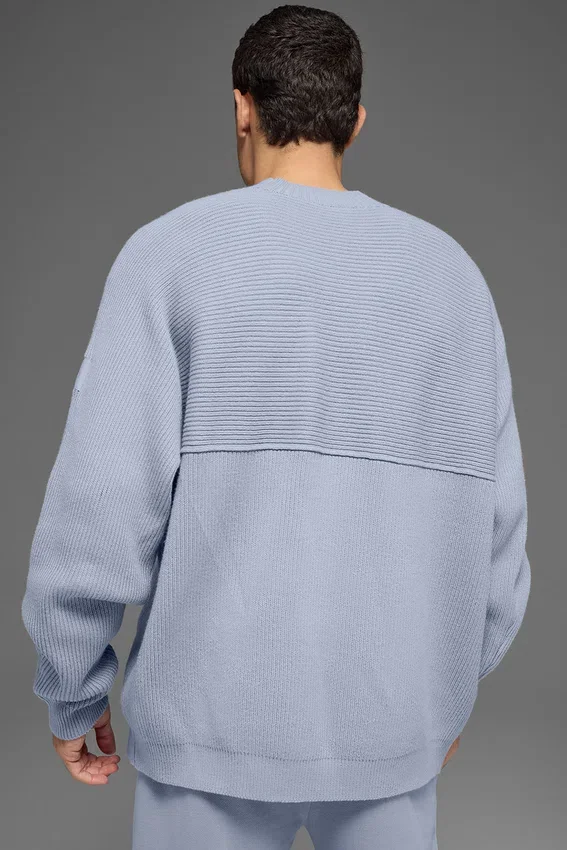 Maglione a girocollo in maglia a coste Domain Shift - Winter Frost