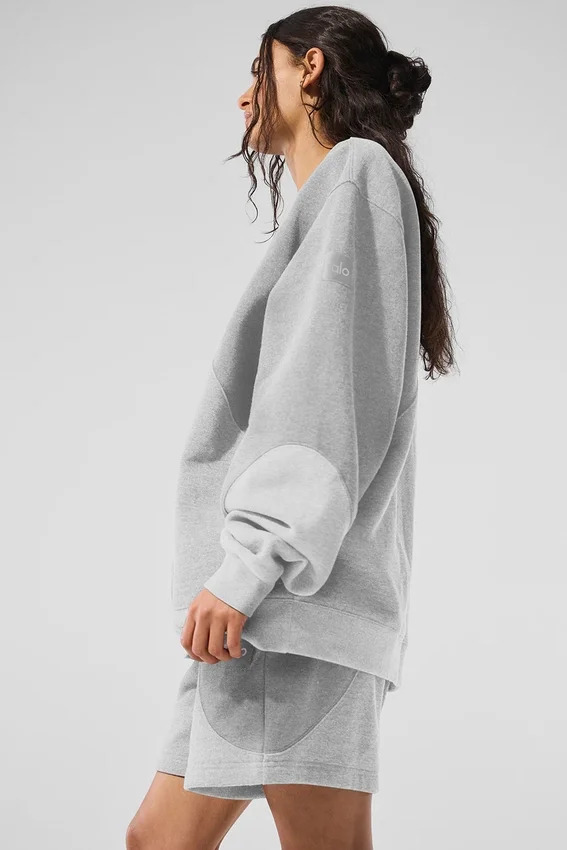 Maglione a girocollo Make Waves - Grigio melange atletico