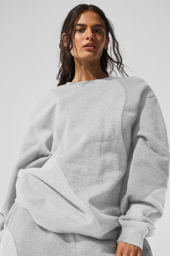 Maglione a girocollo Make Waves - Grigio melange atletico