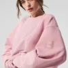 Maglione a girocollo Make Waves - Rosa tramonto sfumato