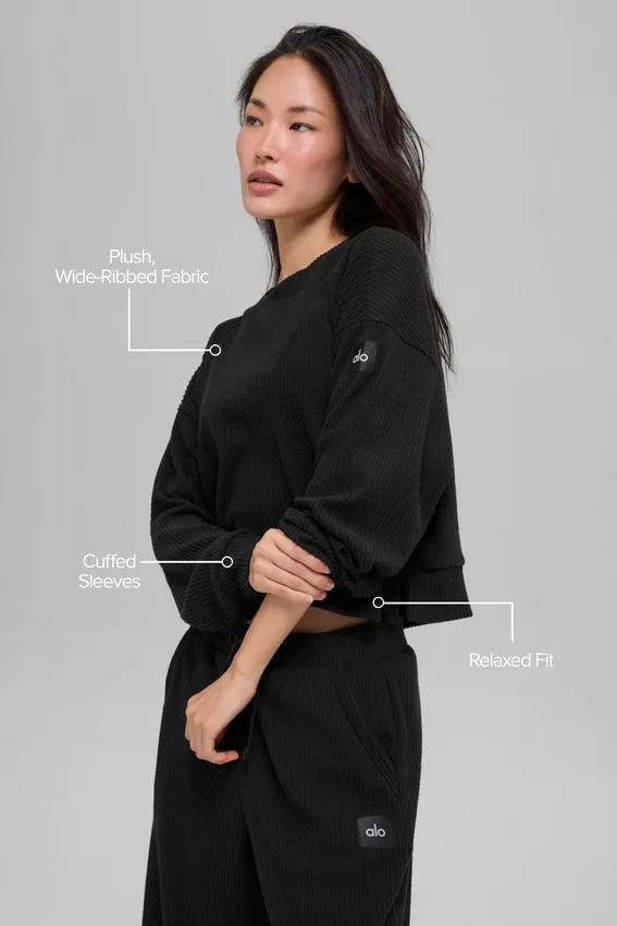 Maglione a girocollo Muse - Nero