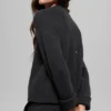 Maglione a girocollo Noble a coste in misto lana e cashmere - Nero