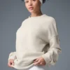 Maglione a girocollo pesante Renown - Colore osso