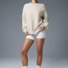 Maglione a girocollo pesante Renown - Colore osso
