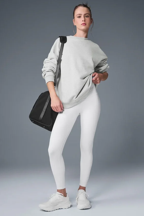 Maglione a girocollo pesante Renown - Grigio melange atletico