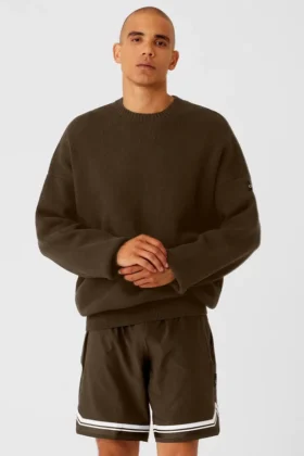 Maglione a girocollo Scholar - Espresso