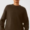 Maglione a girocollo Scholar - Espresso