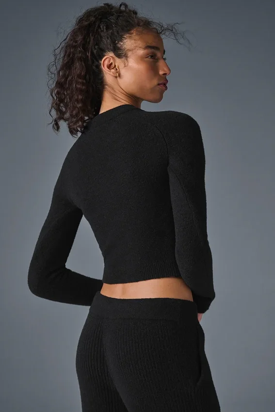Maglione a maniche lunghe Snuggle Up - Nero