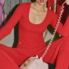 Maglione a maniche lunghe Unwind - Rosso brillante
