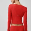 Maglione a maniche lunghe Unwind - Rosso brillante