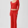 Maglione a maniche lunghe Unwind - Rosso brillante
