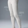 Maglione a punto traforato e High-Waist Leggings “Be Mine” - Grigio chiaro melange