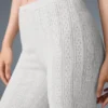 Maglione a punto traforato e High-Waist Leggings “Be Mine” - Grigio chiaro melange