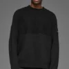 Maglione a righe Domain Shift - Nero