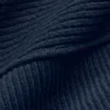 Maglione a zip da 1/4 in maglia a coste Domain Shift - Blu navy