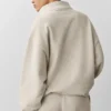 Maglione Accolade con zip a 1/4 - Avena melange