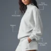 Maglione Accolade con zip a 1/4 - Grigio melange sportivo