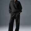 Maglione Accolade con zip a 1/4 - Nero