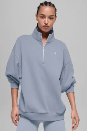 Maglione Accolade con zip a 1/4 - Winter Frost