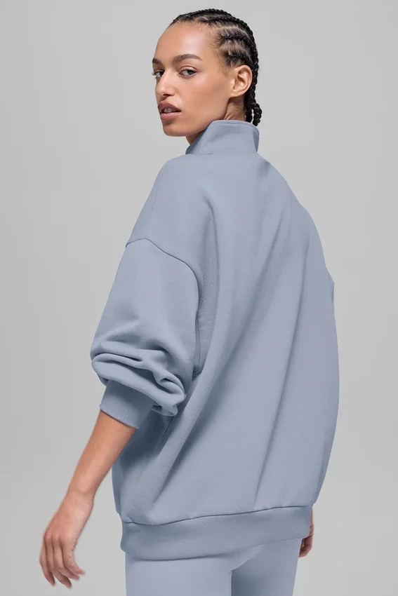Maglione Accolade con zip a 1/4 - Winter Frost