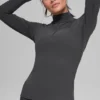 Maglione Alosoft Rapid con mezza zip - Antracite