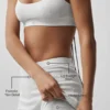 Maglione "Be Mine Hot" in maglia pointelle - Bianco semitrasparente