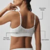 Maglione Be Mine in maglia pointelle - Bianco semitrasparente