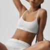 Maglione Be Mine in maglia pointelle - Bianco semitrasparente