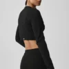 Maglione Be Mine in maglia pointelle - Nero