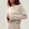 Maglione Cashmere Embrace - Grigio avena melange