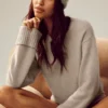 Maglione Cashmere Embrace - Grigio avena melange