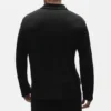 Maglione Coastal a maniche lunghe in jersey di lino - Nero