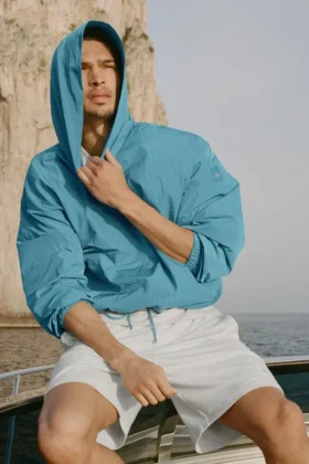 Maglione con cappuccio Axis - Blue Breeze
