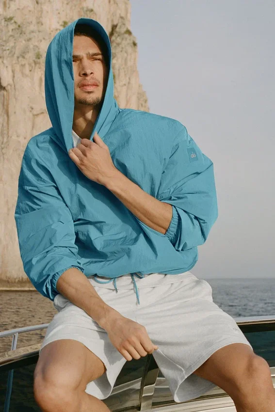 Maglione con cappuccio Axis - Blue Breeze