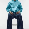 Maglione con cappuccio Axis - Blue Breeze