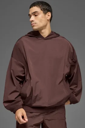 Maglione con cappuccio Axis - Brownstone