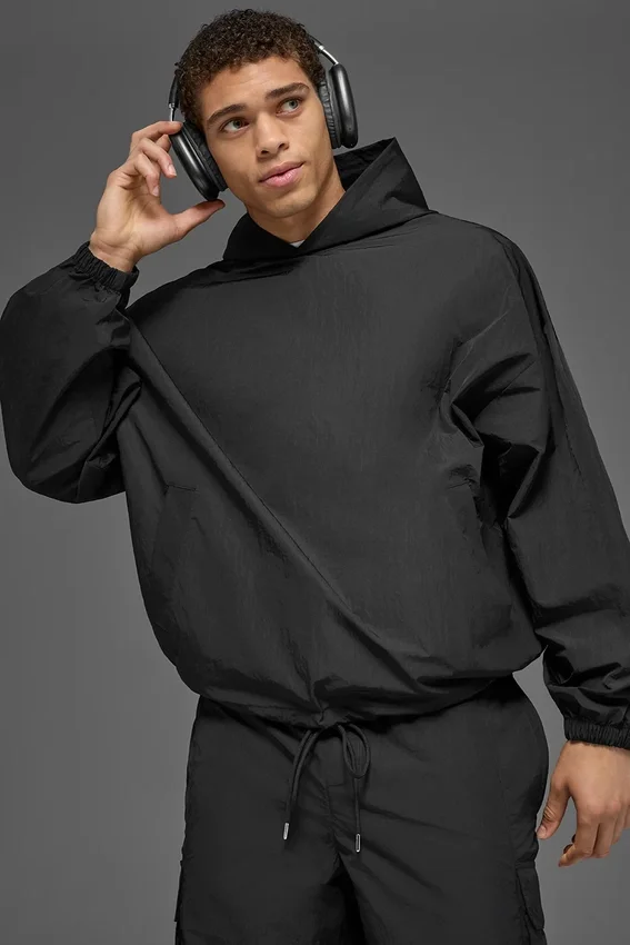 Maglione con cappuccio Axis - Nero
