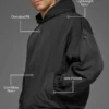 Maglione con cappuccio Axis - Nero