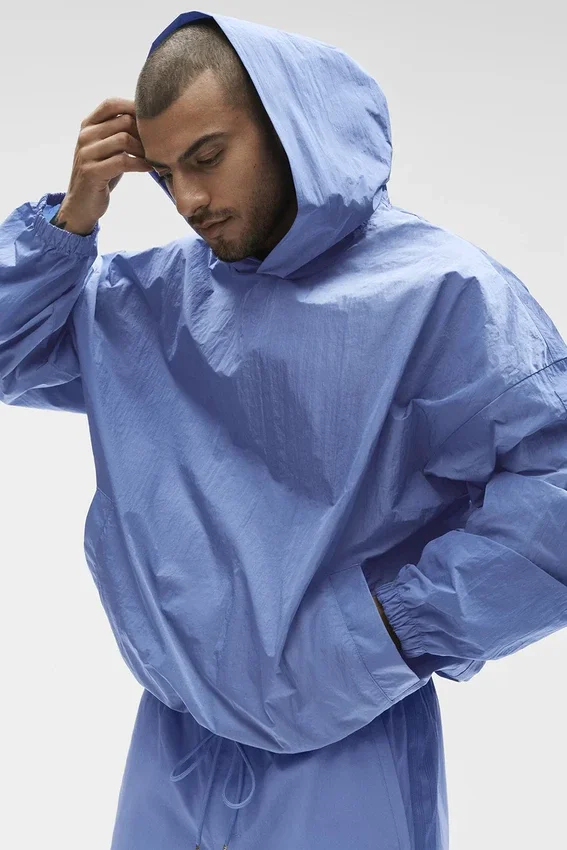 Maglione con cappuccio Axis - Provence Blue