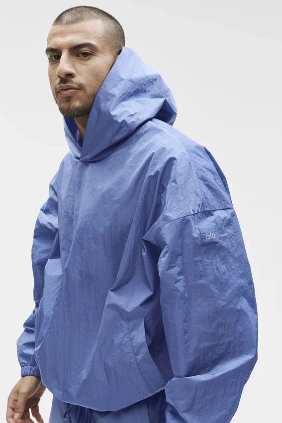 Maglione con cappuccio Axis - Provence Blue