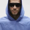 Maglione con cappuccio Axis - Provence Blue