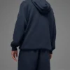 Maglione con cappuccio in maglia Sports Club - Blu navy
