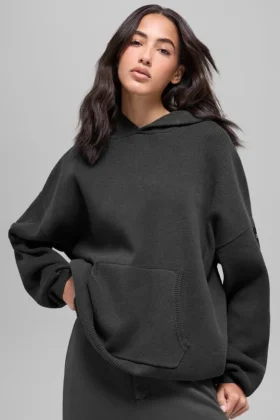 Maglione con cappuccio Scholar - Antracite