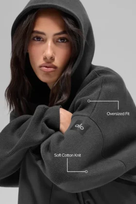 Maglione con cappuccio Scholar – Antracite