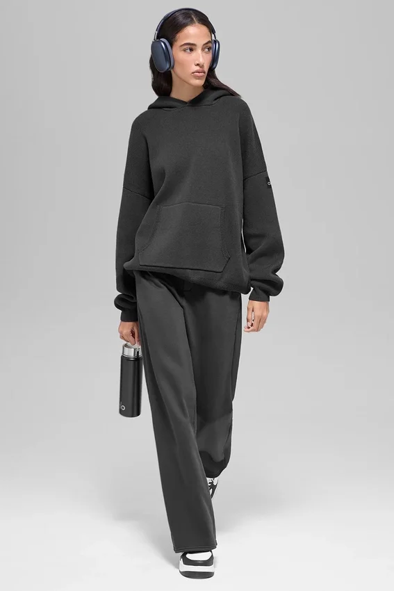 Maglione con cappuccio Scholar - Antracite