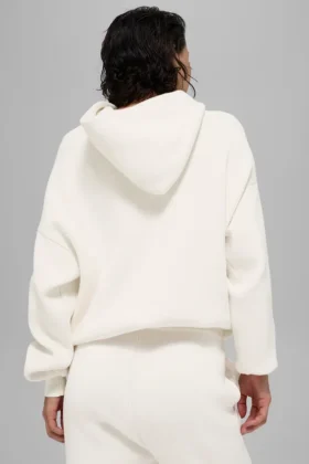 Maglione con cappuccio Scholar – Avorio