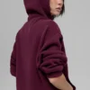Maglione con cappuccio Scholar - Borgogna
