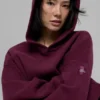 Maglione con cappuccio Scholar - Borgogna