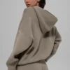 Maglione con cappuccio Scholar - Cacao chiaro