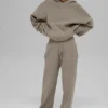 Maglione con cappuccio Scholar - Cacao chiaro